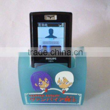 soft PVC desktop mobile phone holder (BOX-Joe-Phone holder-13061706)