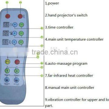 Electric Tourmaline Heating Far Infrared Therapy Massage Bed photo-6