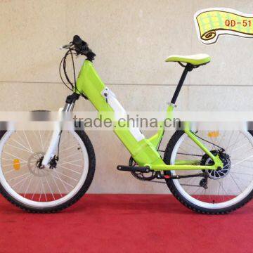 Aluminum electric bike with 36v/10ah li-po battery