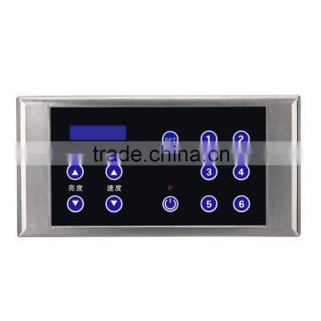 12 Channels DMX512 Dimmer LED DIMMER WALL MOUNTED DIMMING CONTROLLER PANEL photo-2