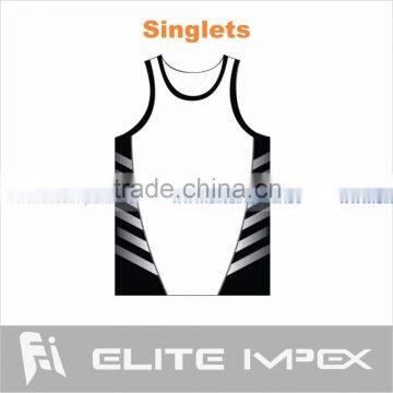 singlets curved hem