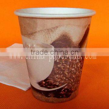 12oz Eur 10oz single wall bulk hot and cold soda drink paper tea cups for party