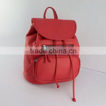 Popular stylish small fashion lady multifunction leisure leather backpack