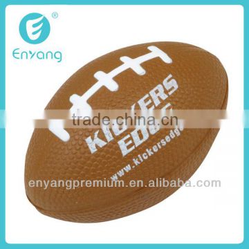 rugby shaped promotional antistress ball