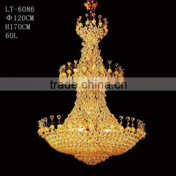 K9 antique gold crystal large mosque chandelier                        
                                                Quality Choice