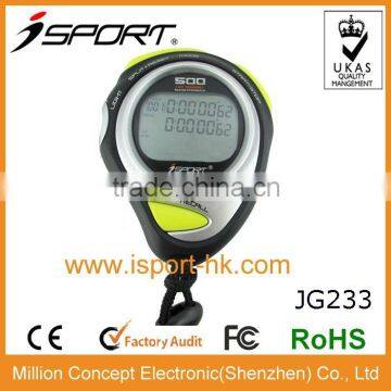 30-500 laps memory digital timer chronograph