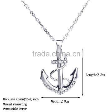 2016 Fashion Anchor Jewelry Crystal Wedding 18K Gold Necklace Designs Quality Choice Supplier's Choice photo-3