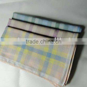 check pattern handkerchief