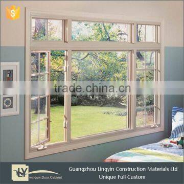 2015 Modern Tempered Glass Aluminum Tilt Turn Window|Aluminum Window grill design