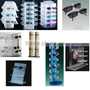 Manufacturing acrylic sunglasses display acrylic eyewear display