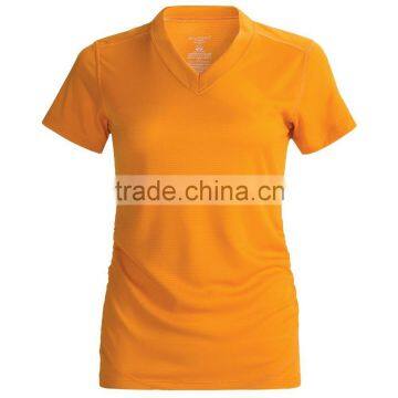 mandarin collar cheap custom tee shirt for sports