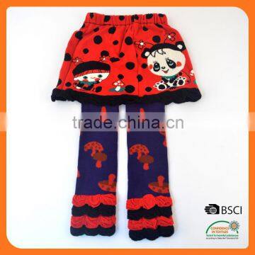 Baby Legging with wide back panel baby girls tube sock