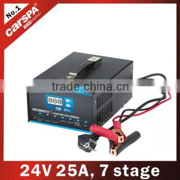 ENC series 24V, 25A automatic 7 Stage Battery Charger for lead acid battery (ENC2425D)