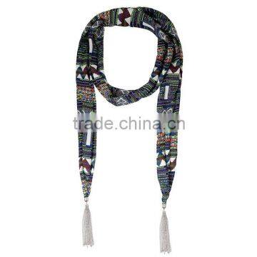 Top Sale Funny Tetris Printing Scarf, Crumpled Scarf photo-5