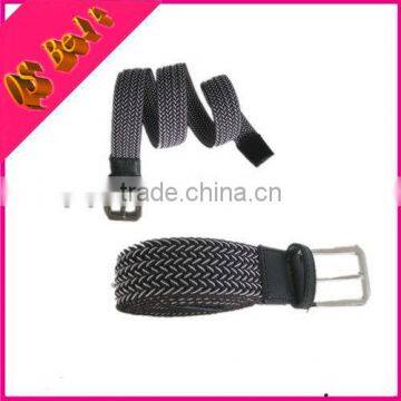 Fashion Purple Elastic Rope Woven man Belt