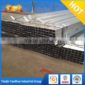 Tianjin mill Pre galvanized iron pipe square and rectangular tube8 japanese