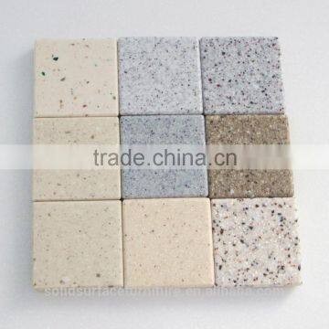 Bendable decorative building materials solid surface sheets