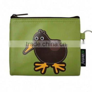 kids coin purses with bird and clip bag