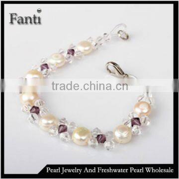 Pearl bracelet cheap/Real freshwater pearl bracelet