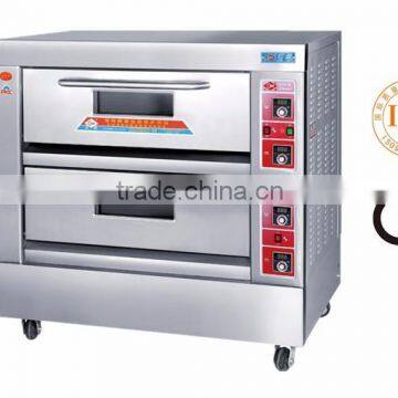 Europe Standard Double Deck 4 Trays Cake Baking Electric Oven