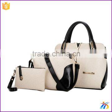 popular hit color 3 pcs set bags woman hand bag online shopping