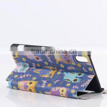 Painting Ultra Thin Leather Case for Sony Xperia Z2