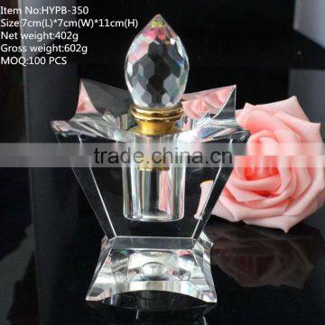 Newest Fashionable Crystal Perfume Wedding Gift Bottle