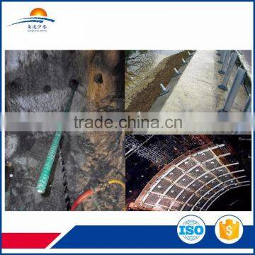 Galvanized and easy handling fiberglass rocks hollow bolt