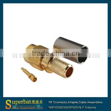 sma connector specifications 50 Ohm SMA Plug,Straight ,Crim