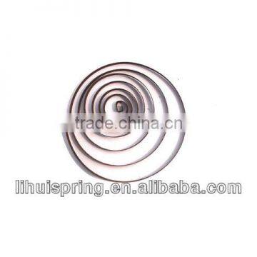 steel flat wire spiral spring