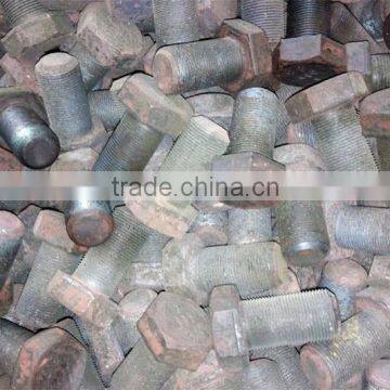 high strength galvanized bolt for heavy truck wheel hubs