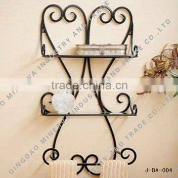 Metal towel rack