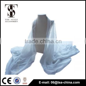 Women scarf polyester & lace 89*178 cm white shawl