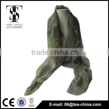 2016 hot sale Factory direct supply printed chiffon scarf