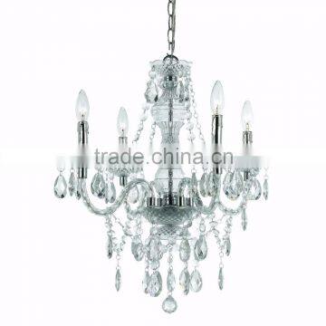 531-3 Af Lighting Elements 8352-4H Mini Chandelier 4 Light In clear Cut Plastic