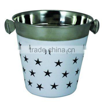 Coloured Ice Bucket Star Design