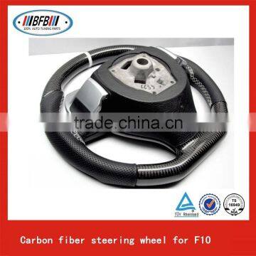 100% real carbon fiber and leather steering wheel for F10 wheels