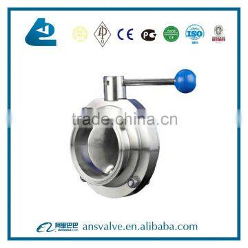 Sanitary Clamp-on Butterfly Valve photo-2