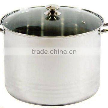 Stainless steel deep stock pot 18cm.