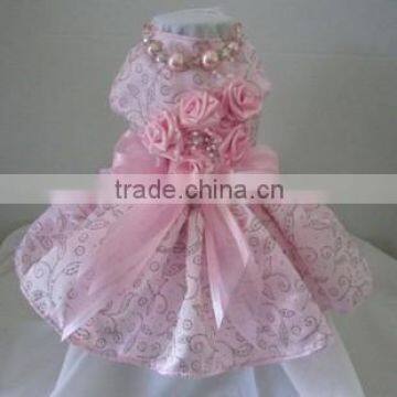 pet dress /dog dress/dog wedding dress