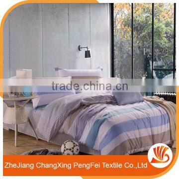 Common blue color print bed sheet in stock