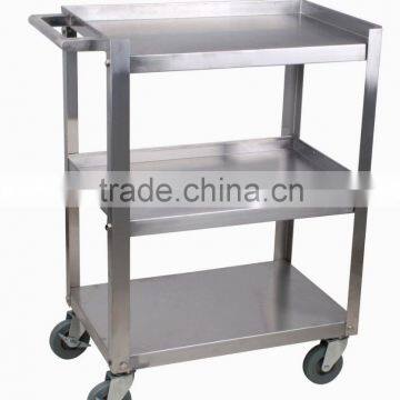 NSF Approval Stainless Steel Utility Cart / Commercial Cart / Trolley