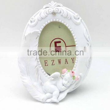 Promotional Round, Square and Heart Shape White Angel Picture Frame Wholesale photo-6