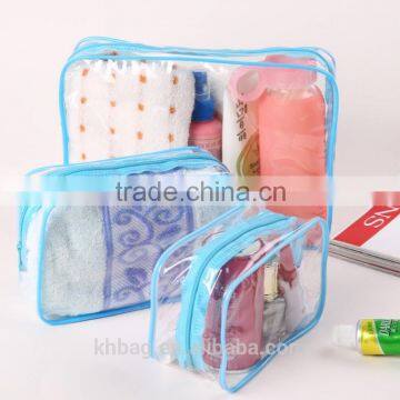 eco recycled retailing plastic zipper fashion&cheap cosmetic bag