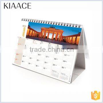 China factory wholesale art design printing paper notepad with calendar