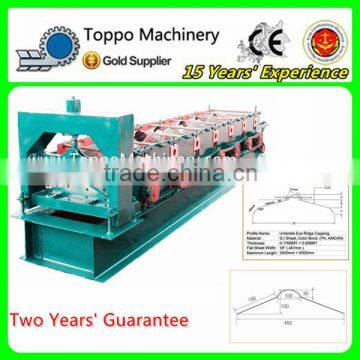 Aluminum Metal Roofing Ridge Cap Stepp Tile Machine