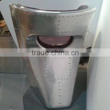 Aluminum Vintage Fiberglass Aviator Chair/ Ron Arad Inspired Little Albert Chair photo-6