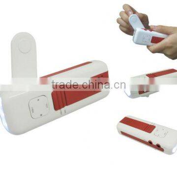 Hot selling hand crank 3 LED dynamo torch for promotion(XLN-817)