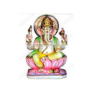 Marble Ganesha Statue , Hindu God Statue