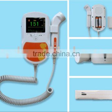 LCD Display with Colorized Light Fetal Doppler